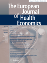 Image of the front cover of European Journal of Health Economics