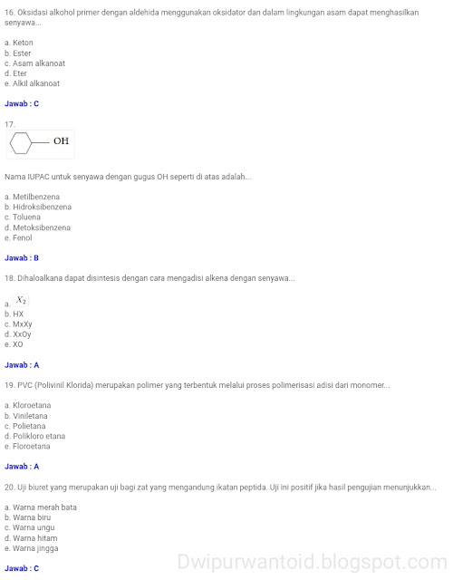 20 Contoh Soal Kimia Kelas 12 beserta Pembahasan Jawaban 4