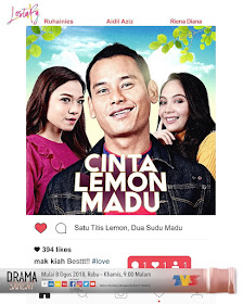 Cinta Lemon Madu, Drama Cinta Lemon Madu, Slot Lestary, TV3, Drama Melayu, Drama Bersiri, Drama 13 Episod, Romantik Komedi, Poster, Cinta Lemon Madu Cast, Pelakon Drama Cinta Lemon Madu, Aidil Aziz, Ruhainies, Riena Diana, Eyra Hazali, Epy Kodiang, Kazar Saisi, Mubarak Majid, Helvera Susanti, Siti Noor Fadilla, Eylla Diefila, Zya Naziha, Carolia, 2018, Watak Pelakon, OST,