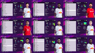 PES 2020 Facepack + Minifaces RB Leipzig by Dekart