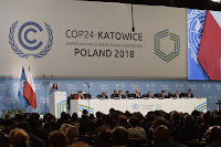 Maria Fernanda Espinosa Garces, president of the 73rd session of the UN General Assembly, addresses the UN Climate Change Conference in Katowice, Poland, Dec. 3  (Photo Credit: Jaap Arriens/Xinhua News Agency/PA Images) Click to Enlarge.