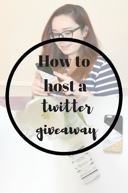 How to host a Twitter Giveaway. Nourish ME: www.nourishmeblog.co.uk