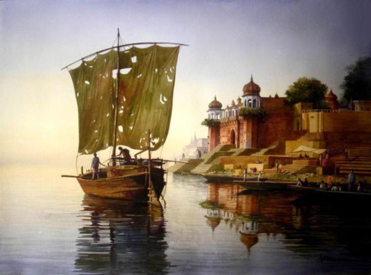 Watercolor Paintings By Indian Artist Amit Bhar