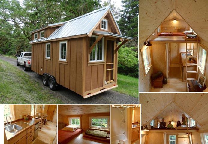 Artistic Land Tiny  House  on Wheels 