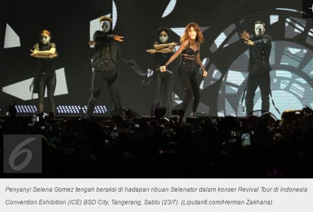 Kegalauan Selena Gomez Setelah Konser di Indonesia