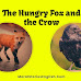 Hungry Fox and Crow Story Writing in English with Moral Images