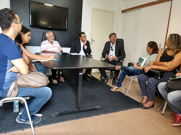 Prefeito Padre Eraldo discute precatórios do FUNDEF com representantes do SINTEAL e MPE