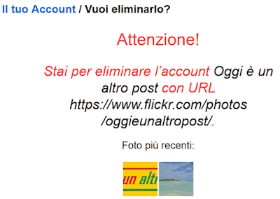 Come cancellarsi da Flickr