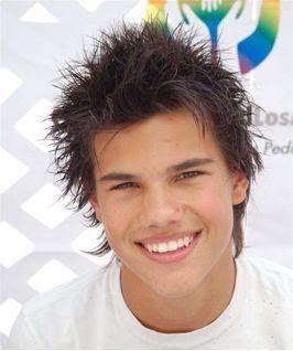 taylor lautner short hair