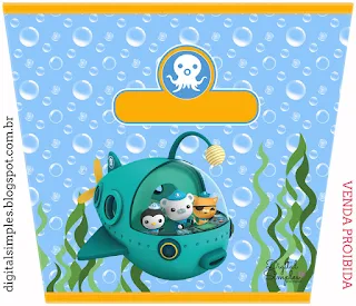 Octonauts Free Printable  Labels.