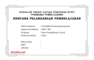 Download RPP KTSP PKN Kelas XII SMA