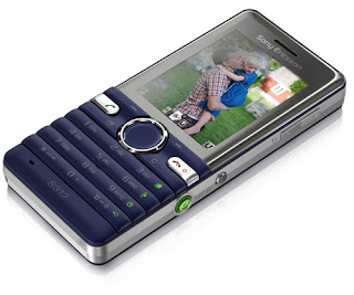 Sony Ericsson S312 Dawn Blue and Honey Silver colours