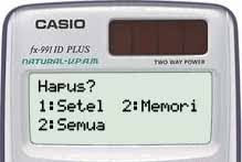 Reset Kalkulator Casio Scientific FX-991ID Plus 1