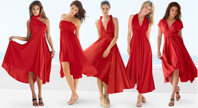 Trendy & Great red bridesmaid dresses 2012