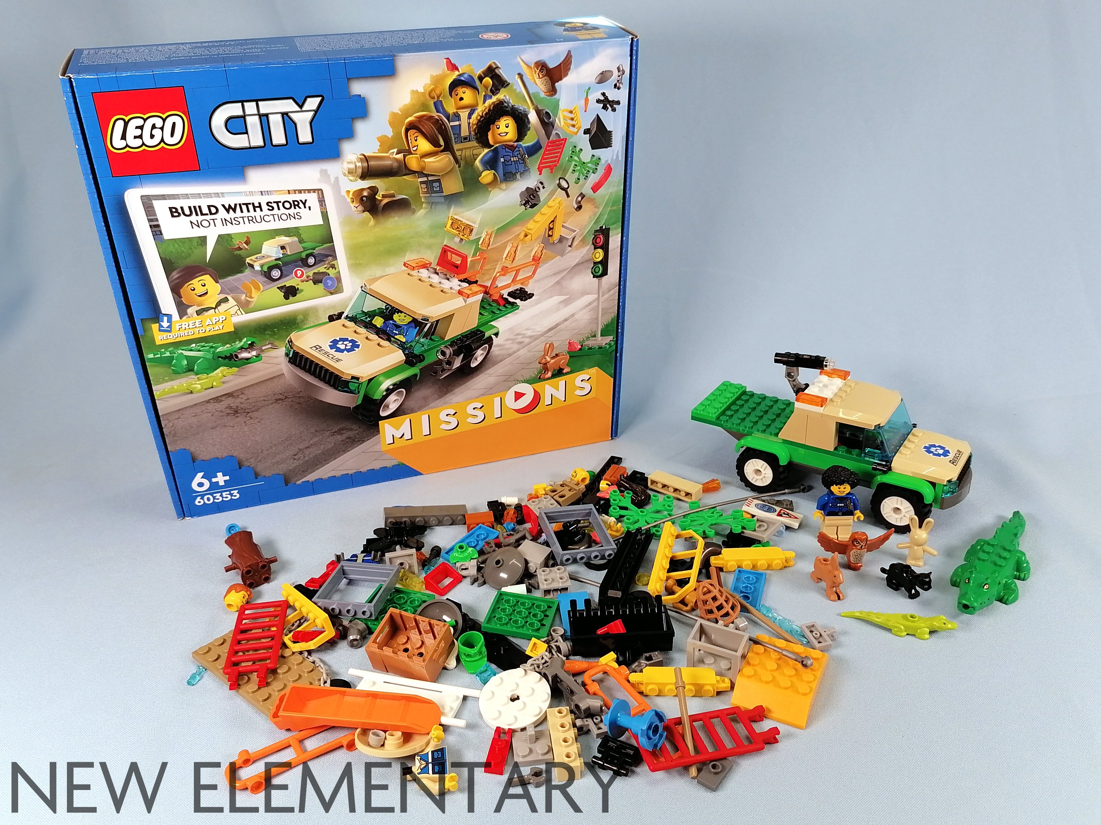 LEGO® City review: 60353 Wild Animal Rescue Missions | Elementary: parts, sets and techniques