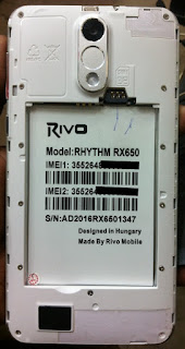 Rivo RHYTHM RX650 MT6580 5.1 Clone Smartphone Flash File