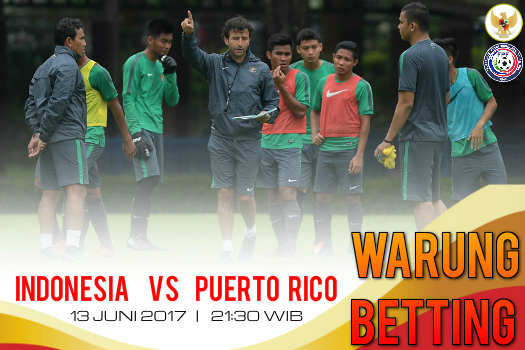 Prediksi Skor Terpercaya Indonesia vs Puerto Rico 13 Juni 2017