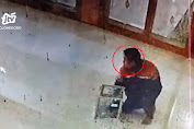 Pencurian Kotak Amal Masjid An Nur Jombang Terekam CCTV