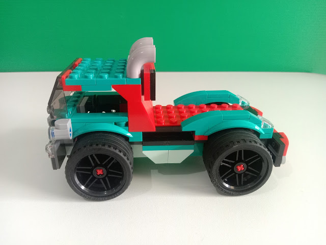 Rebuilt Lego Street Racer 31127 Side View
