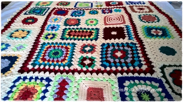 lap blanket granny squares cal pretty easy free pattern