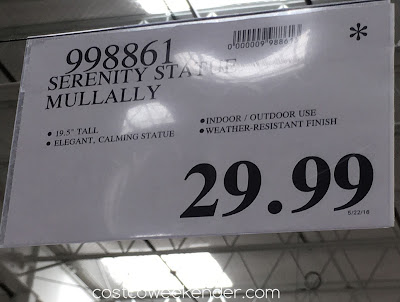 Deal for the Inside Outside Garden Serenity Statue Mullally at Costco