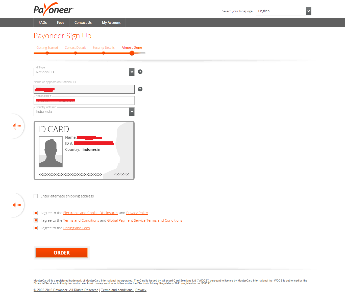 payoneer 2016