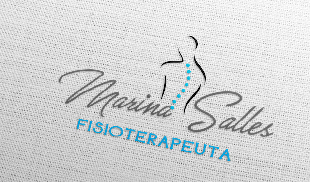 logo fisioterapia em tecido