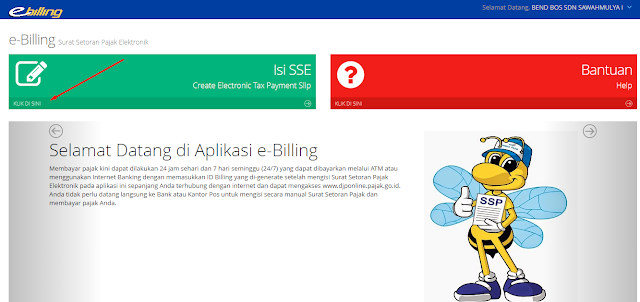 Cara Membayar Pajak Di E-Biling Untuk Laporan  Belaja Bos Baperda 2019