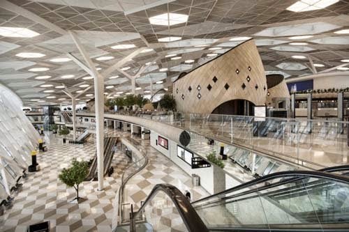 Futuristic Heydar Aliyev International Airport Terminal by Autoban