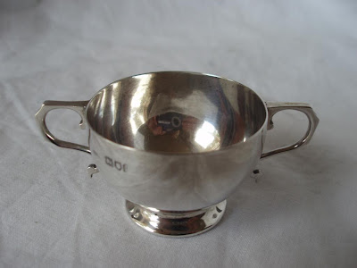 CURLING CLUB TROPHY STERLING SILVER LONDON 1905