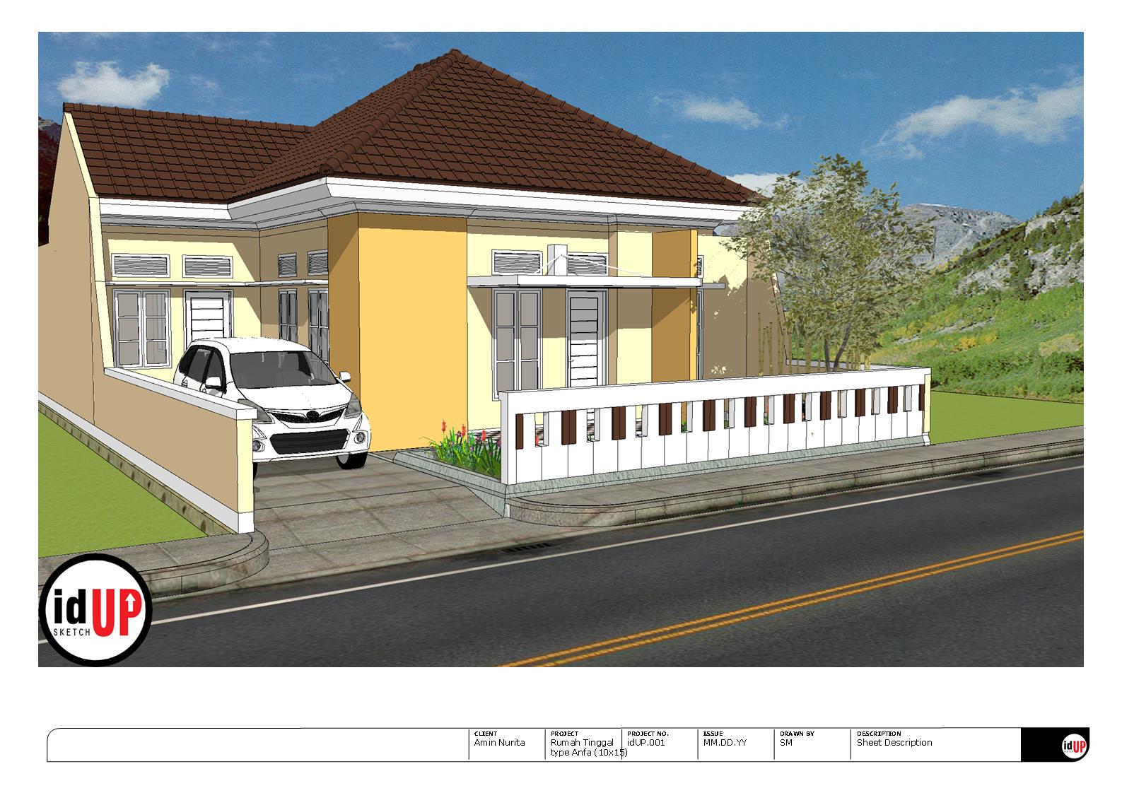  Rumah  Tinggal Type Anfa 10X15 