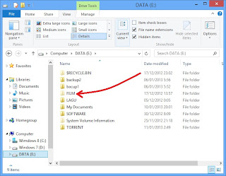 Membuat dan Membuka File Super Hidden di Windows 8