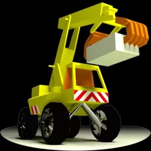 Operate 'The Little Crane that could'  on your Android and iOS devices with umpteen skills to repair bridges, move cargo etc.