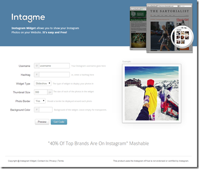 Instagram widget Instagram widget