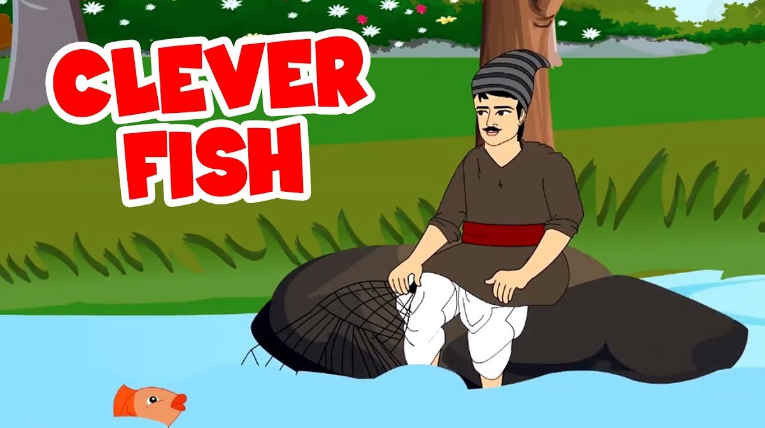 The Clever fish Moral Story For Kids In Hindi