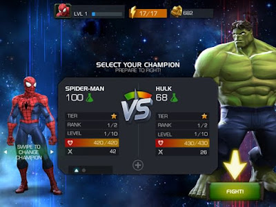 Download Game Marvel Contest of Champions 17.1.5 Apk + Mod + Data Android Terbaru