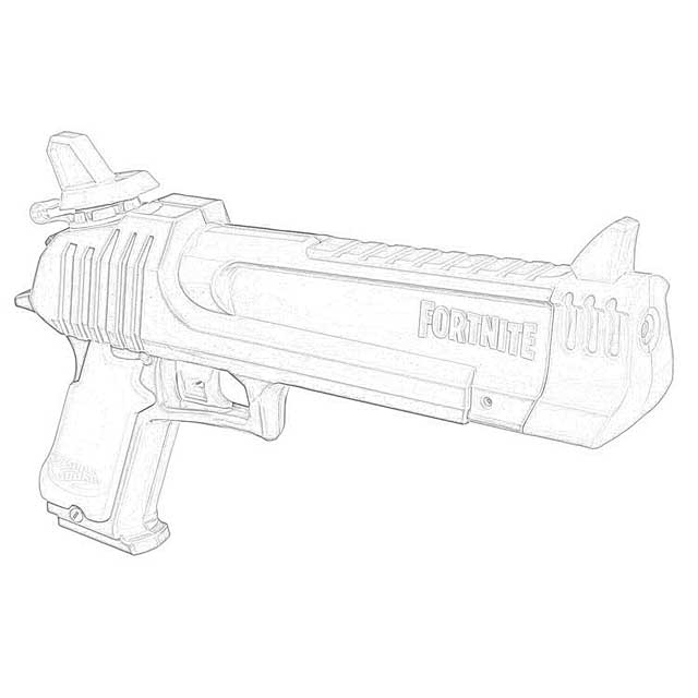 Coloring Pages: Nerf Fortnite Blasters Coloring Pages Free ...