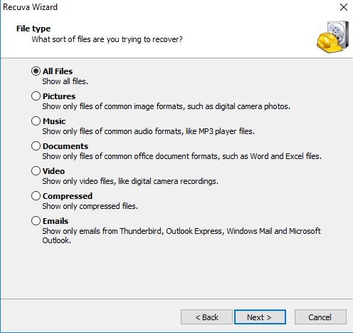 Best software to recover deleted files | Recuva