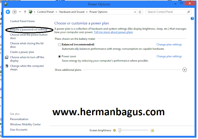 Cara Menghilangkan Password Windows 8 Setelah di Sleep