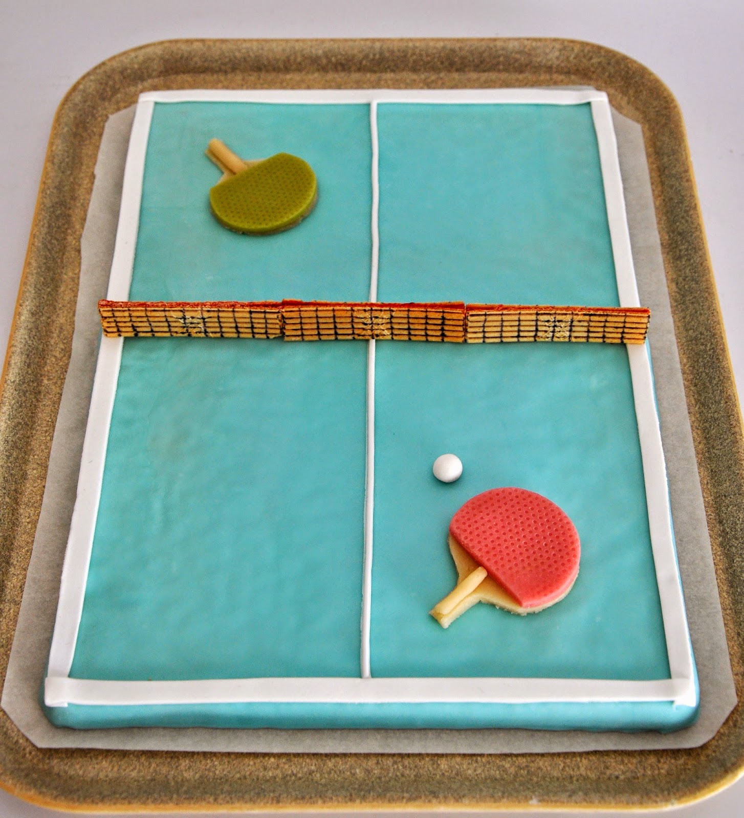 Sucrissime Le Gateau Table De Ping Pong
