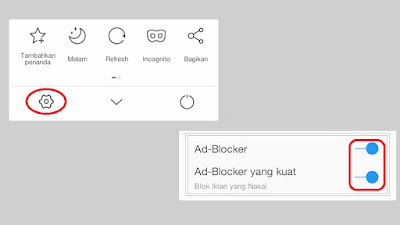 Setting UC Web Browser supaya Iklan Popup tidak muncul