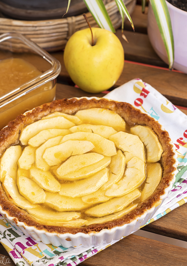 Tarta de manzana asturiana #sinlactosa