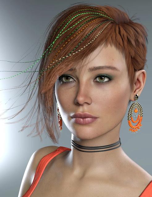 Unleash Your Creative Spirit with "Danny Hair" for Genesis 9 in Daz Studio