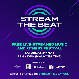 Stream The Beat, Free Live-Streamed, Music Fitness Festival, Raising Funds Food Banks, Fitness, Online Event, Live Stream