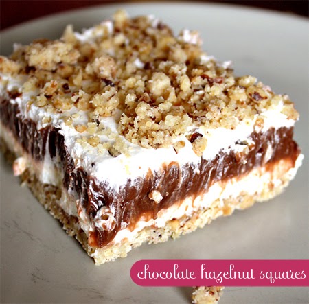 Signs of Life: Chocolate Hazelnut Squares