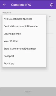 Phonepe KYC documents image