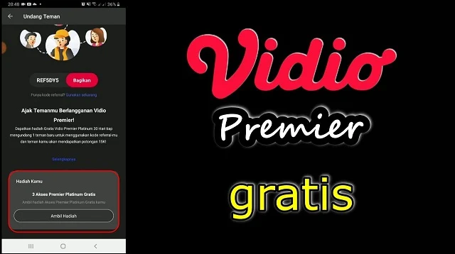 Akun Vidio Premier Gratis