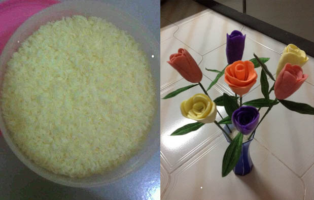 Cara Membuat Bunga dari Sabun