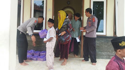 Polsek Sukagumiwang Gelar Tahlilan, Doa Bersama, dan Santunan Anak Yatim Piatu