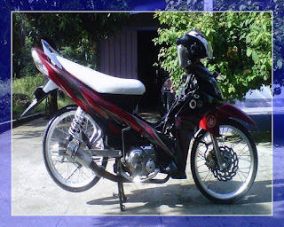 Gambar modifikasi jupiter z ceper belakang airbrush ala 